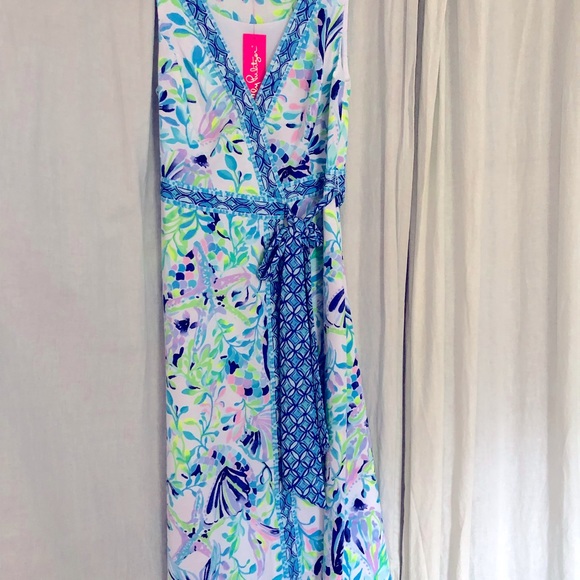 Lilly Pulitzer Shaylee Stretch Midi Dress NWT 2 - Picture 9 of 9